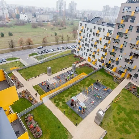 1 Near Center With A Roof Terrace And Parking Vilna