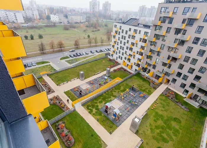 1 Near Center With A Roof Terrace And Parking Vilnius