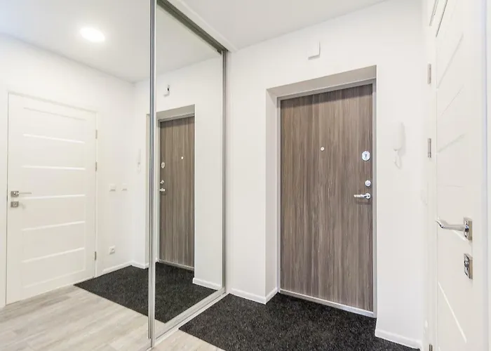 1 Near Center With A Roof Terrace And Parking Lejlighed Vilnius